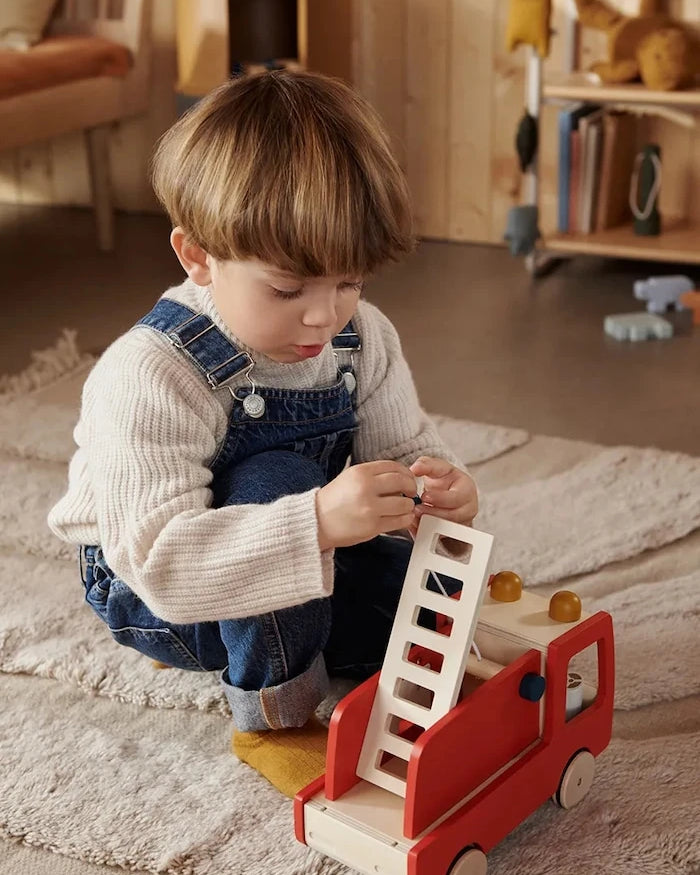 Детска дървена играчка Liewood Eigil Fire Truck