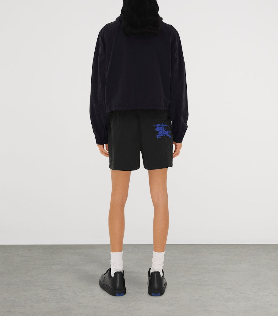 Black Nylon EKD Shorts