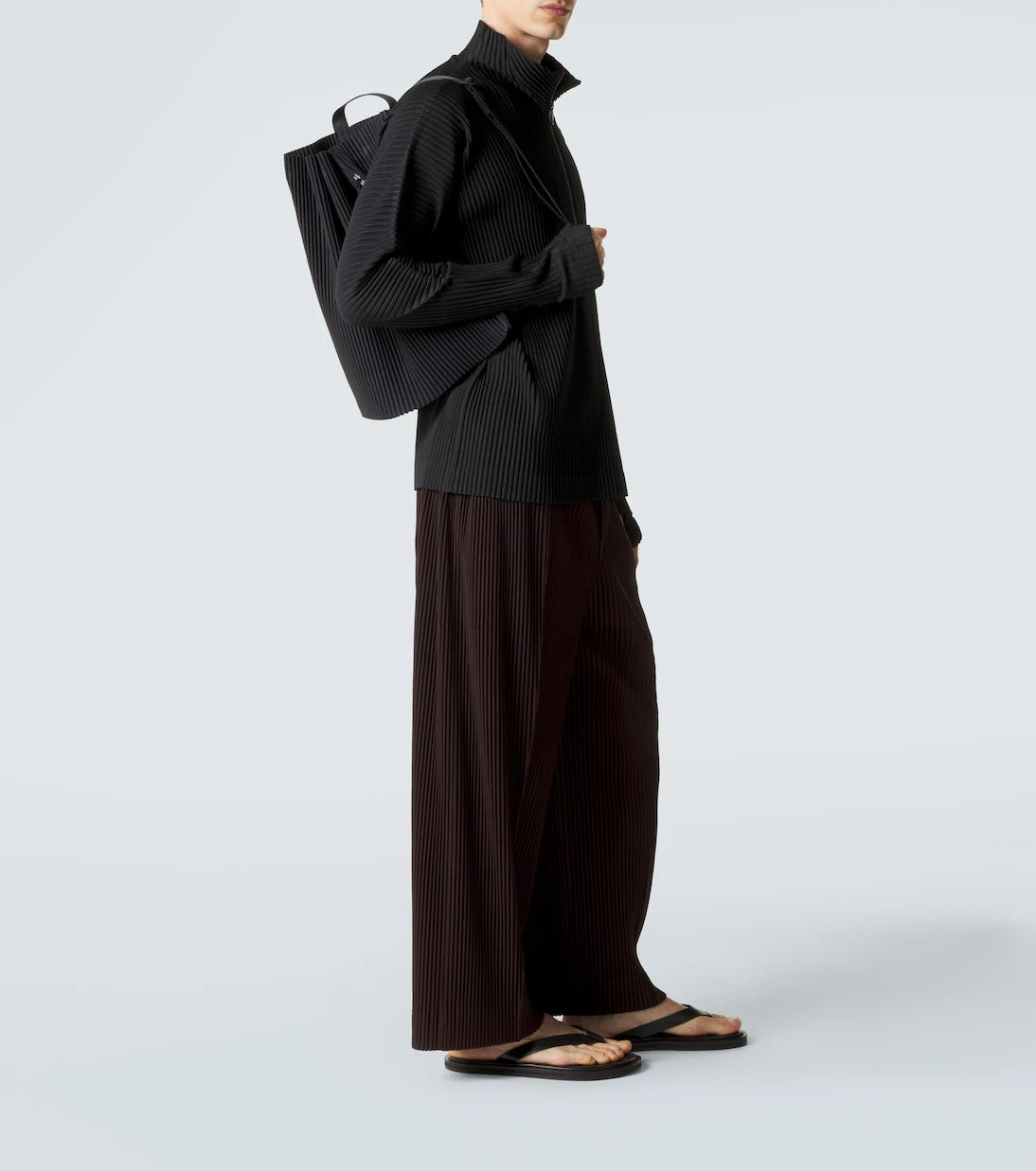 Homme Plissé Issey Miyake - Drawstring Pleats shoulder bag
