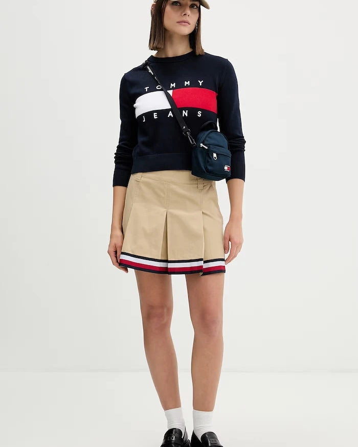 Tommy Jeans Kadın Pamuk Kazak