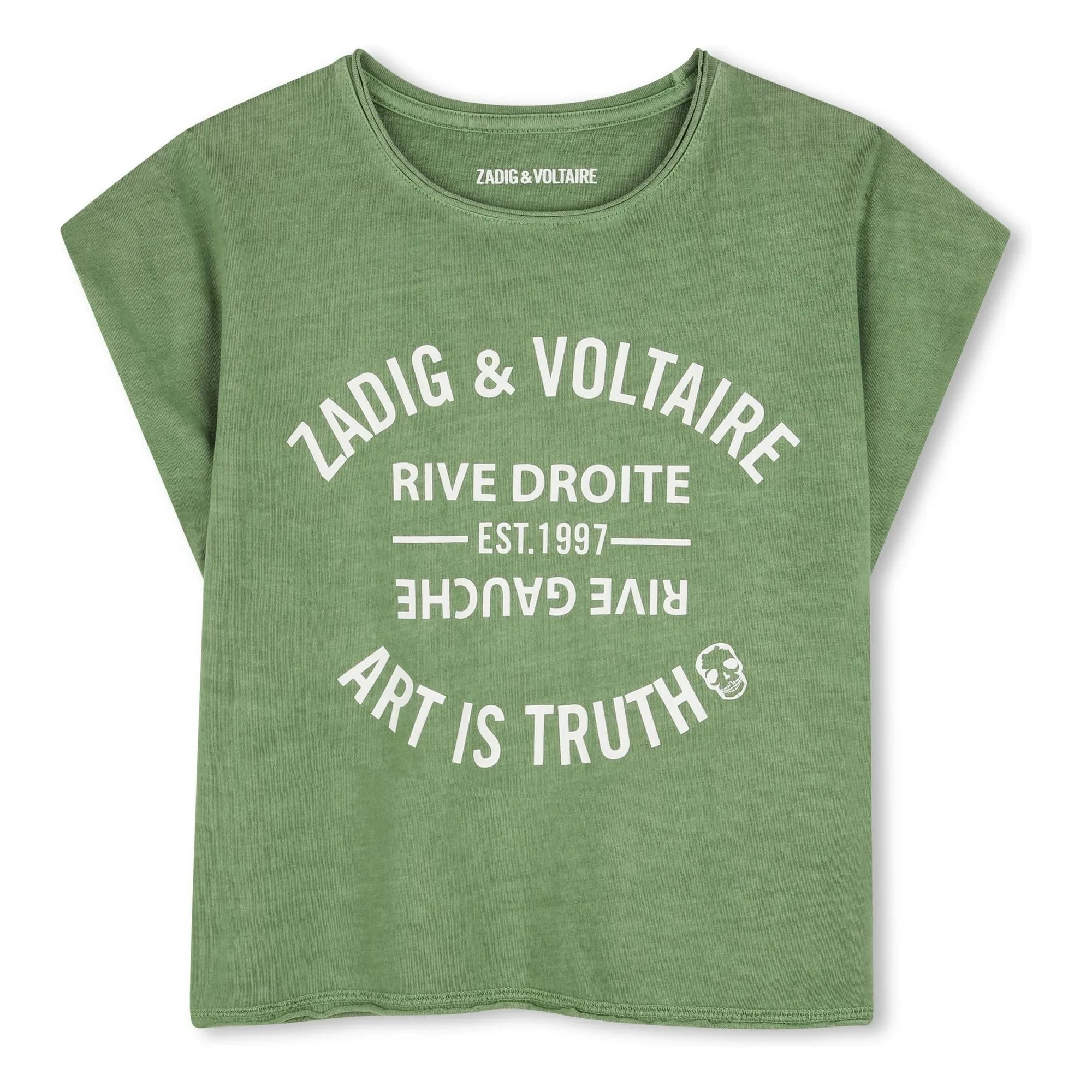 Zadig & Voltaire - Logo Art Is Truth T-shirt | Green