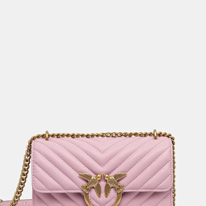 Pinko чанта crossbody дамска от кожа