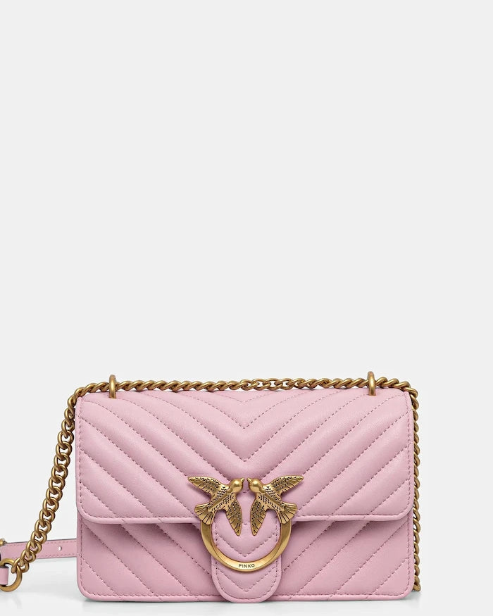 Pinko kadın deri crossbody çanta