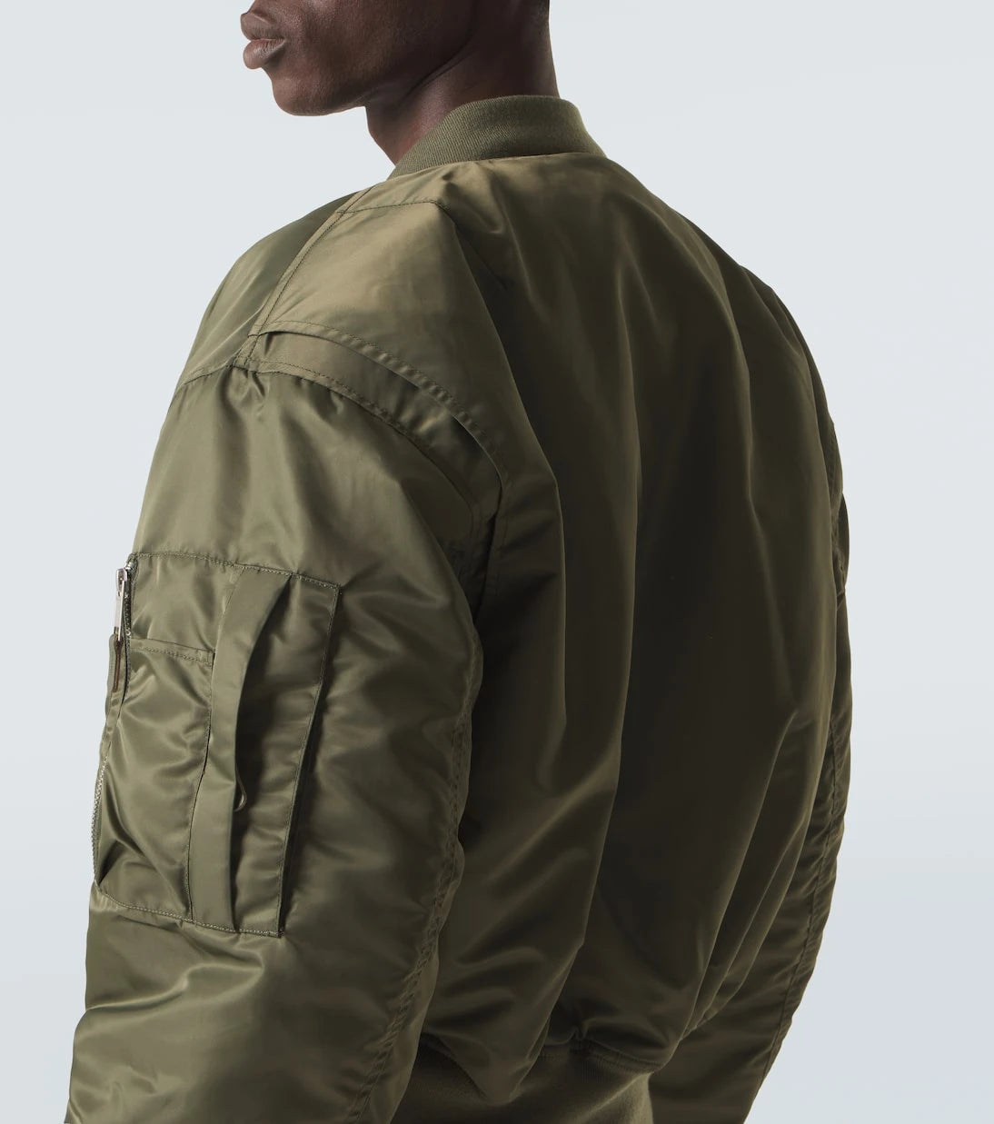 Entire Studios - Uniform cropped bomber jacket