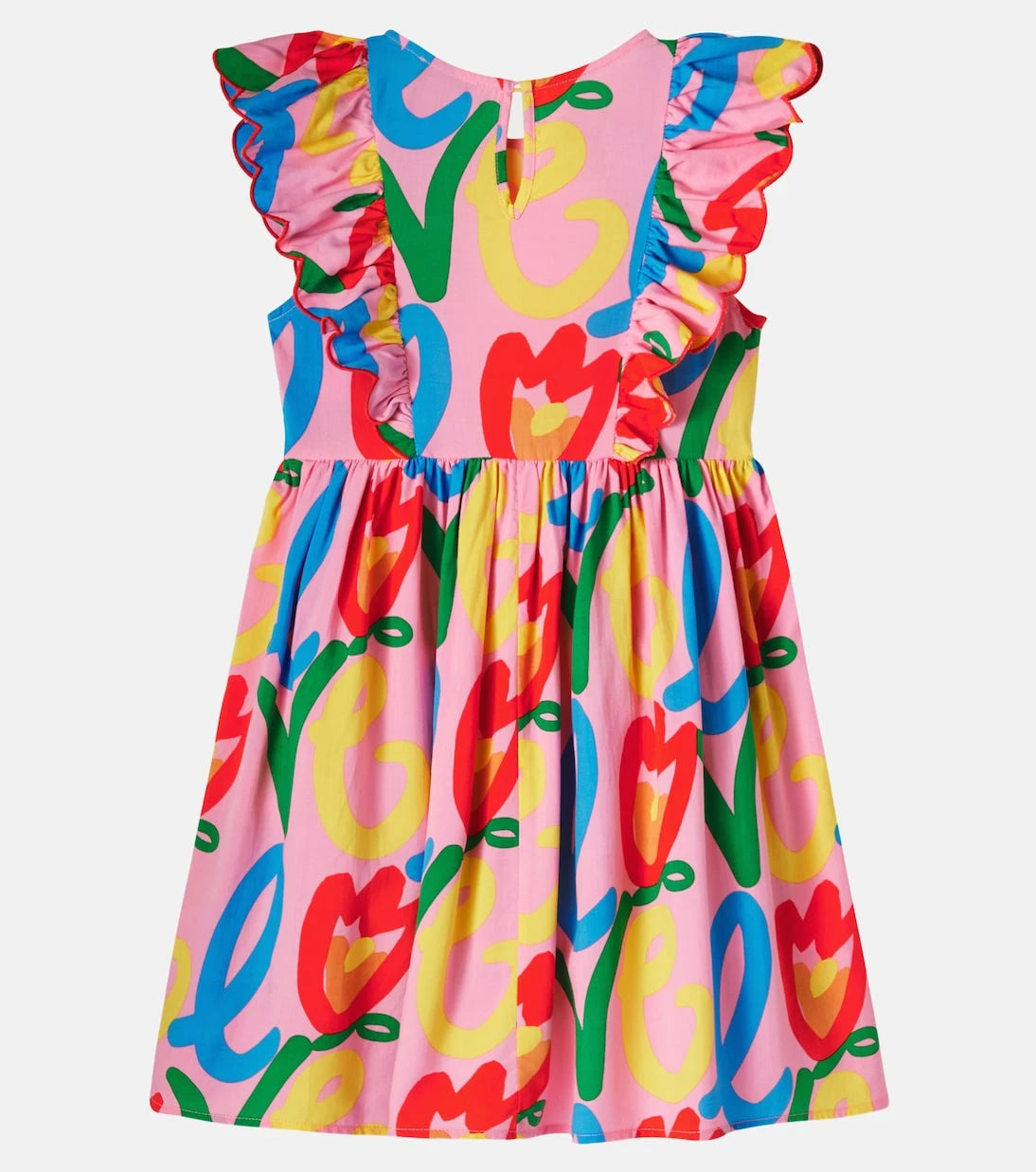 Stella McCartney Kids - Printed ruffled dress