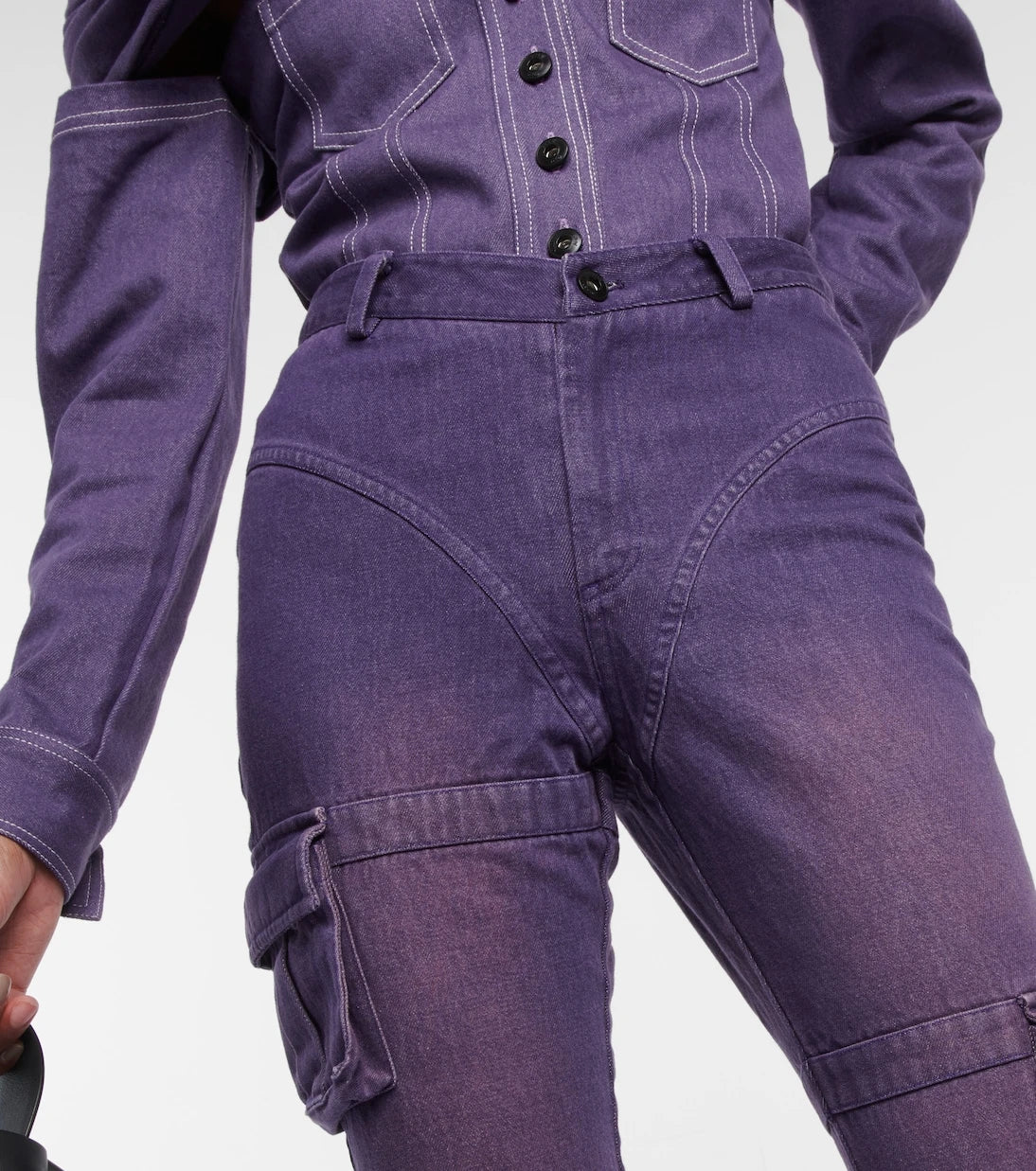 Didu - Gathered flared jeans