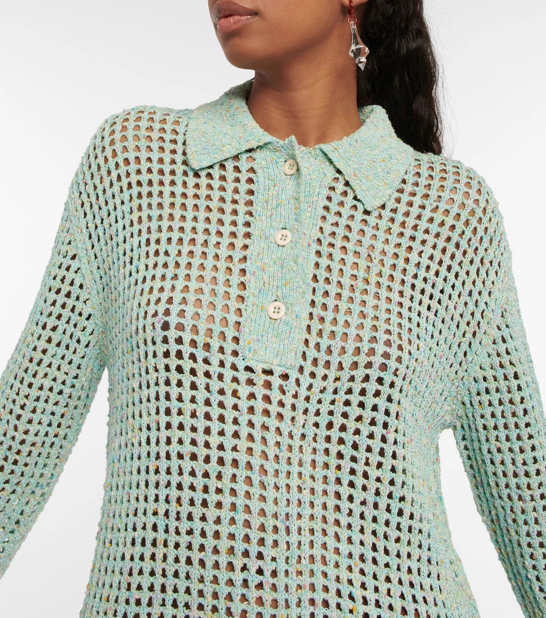 Acne Studios - Open-knit cotton-blend sweater