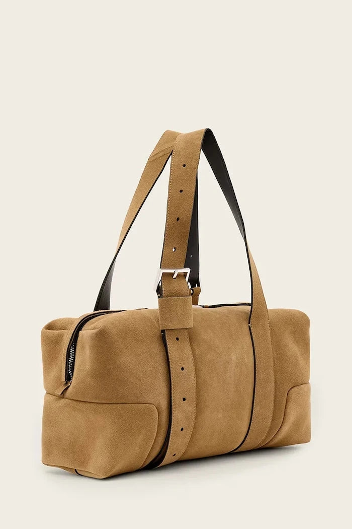 Велурена чанта AllSaints ARES