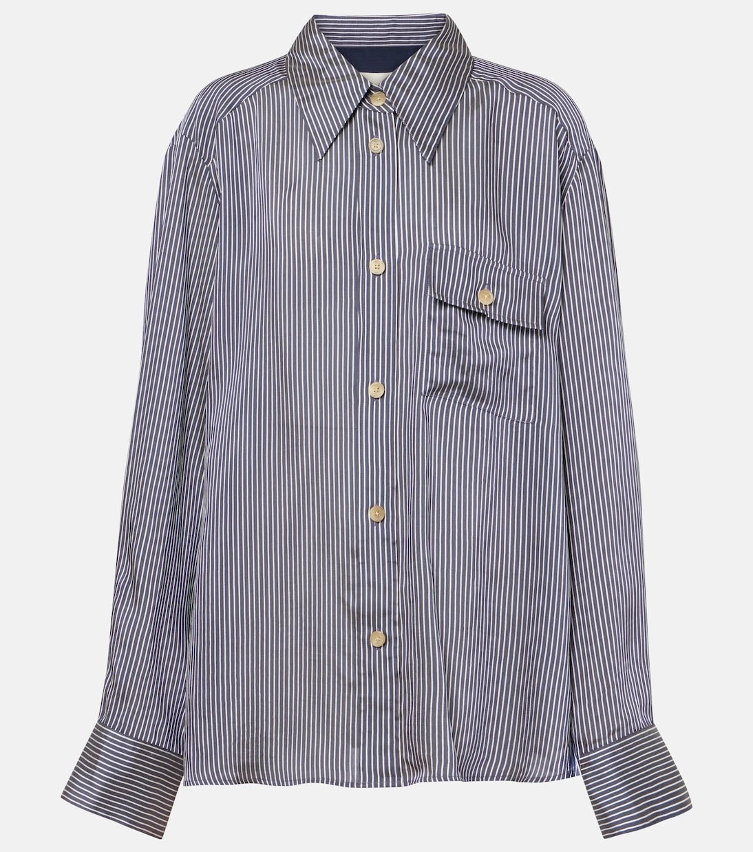 Khaite - Yatty striped shirt