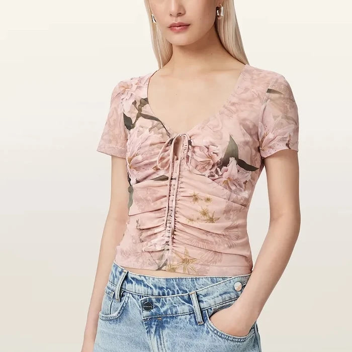 AllSaints блуза дамска GABBY