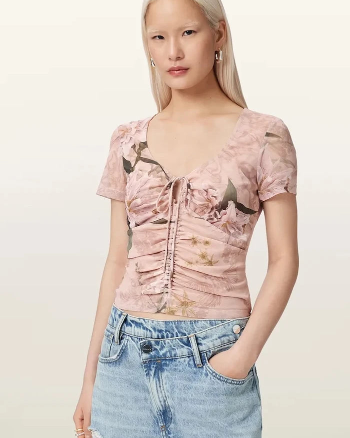 AllSaints блуза дамска GABBY