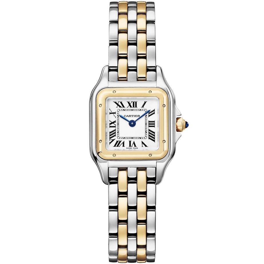 Small Yellow Gold and Stainless Steel Panthère de Cartier Watch 23mm