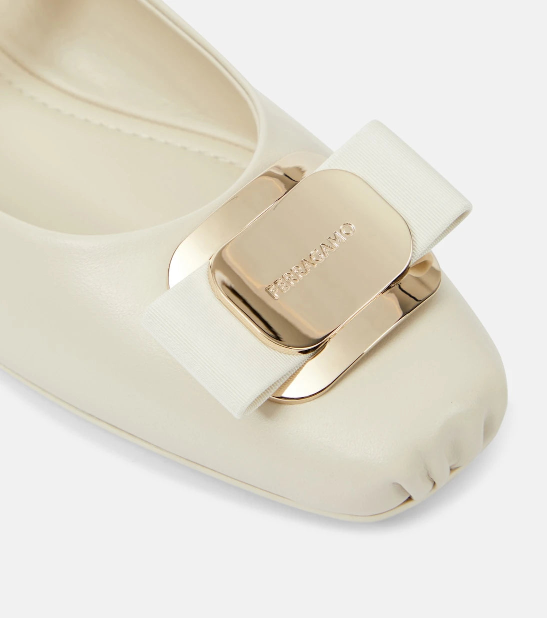 Ferragamo - Zina leather ballet flats