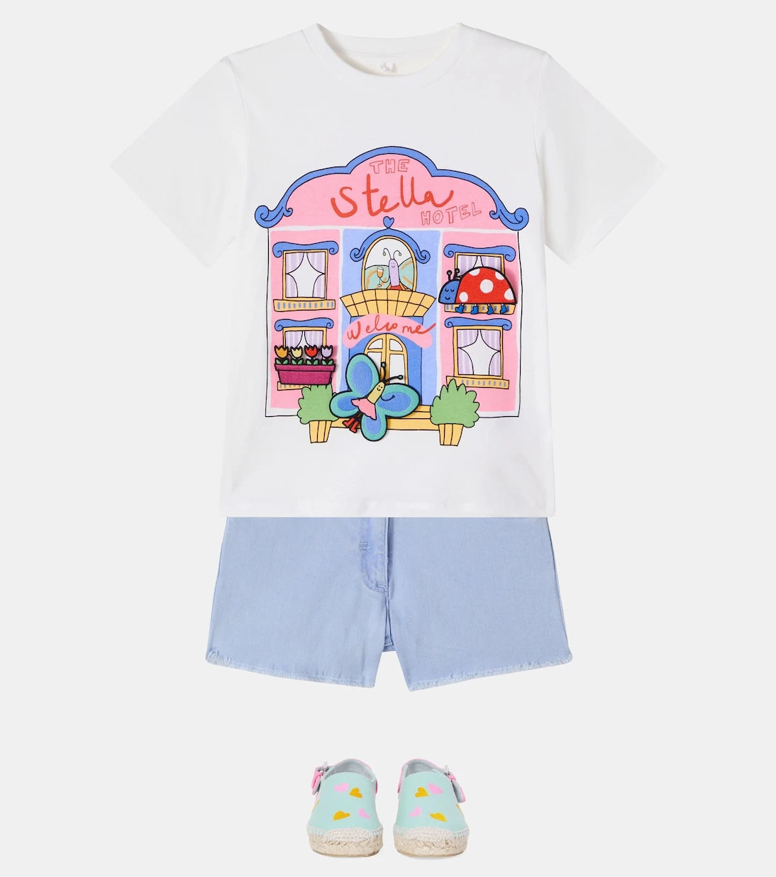 Stella McCartney Kids - Printed cotton-jersey T-shirt