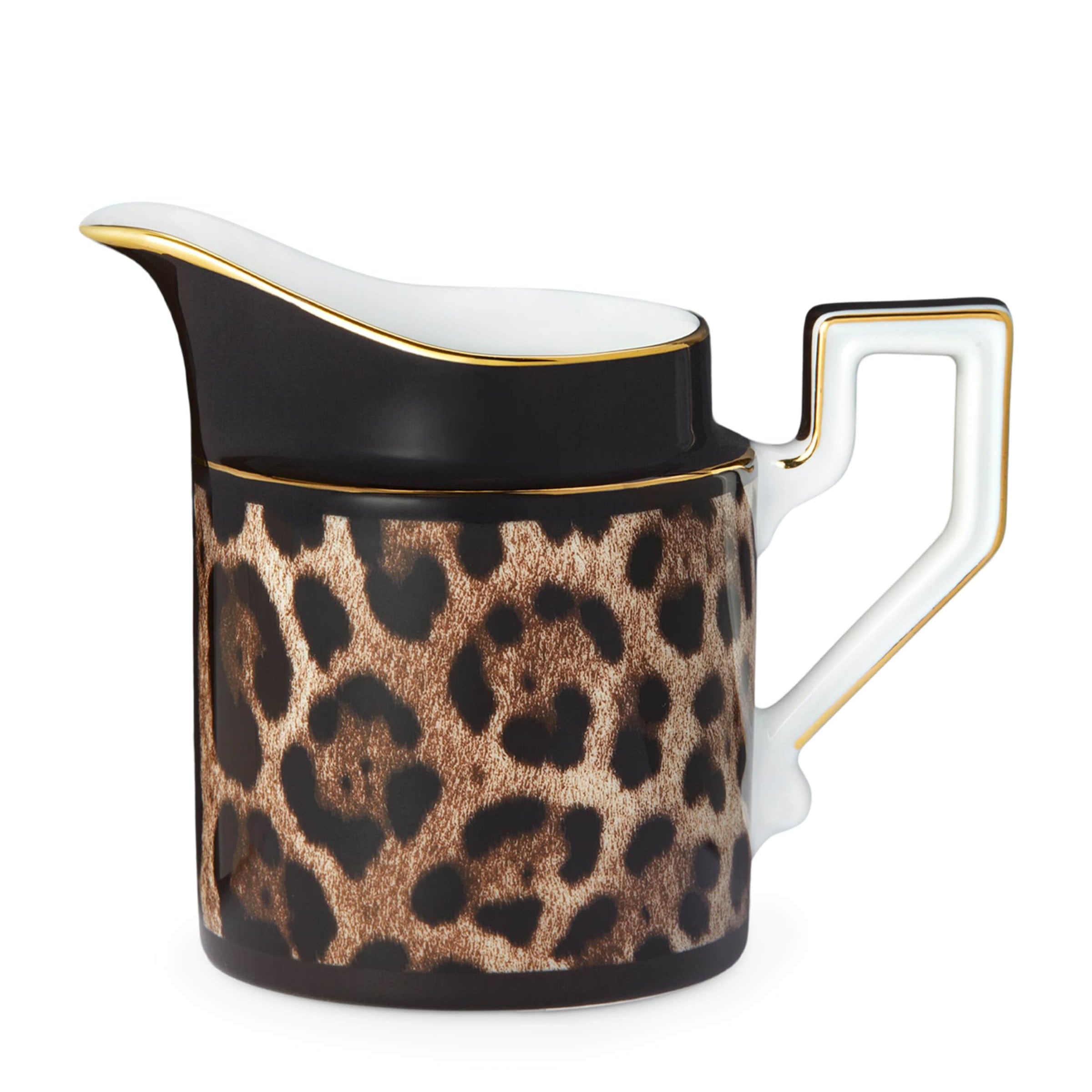 Dolce & Gabbana Casa Porcelain Leopard Print Milk Jug (8.5cm)
