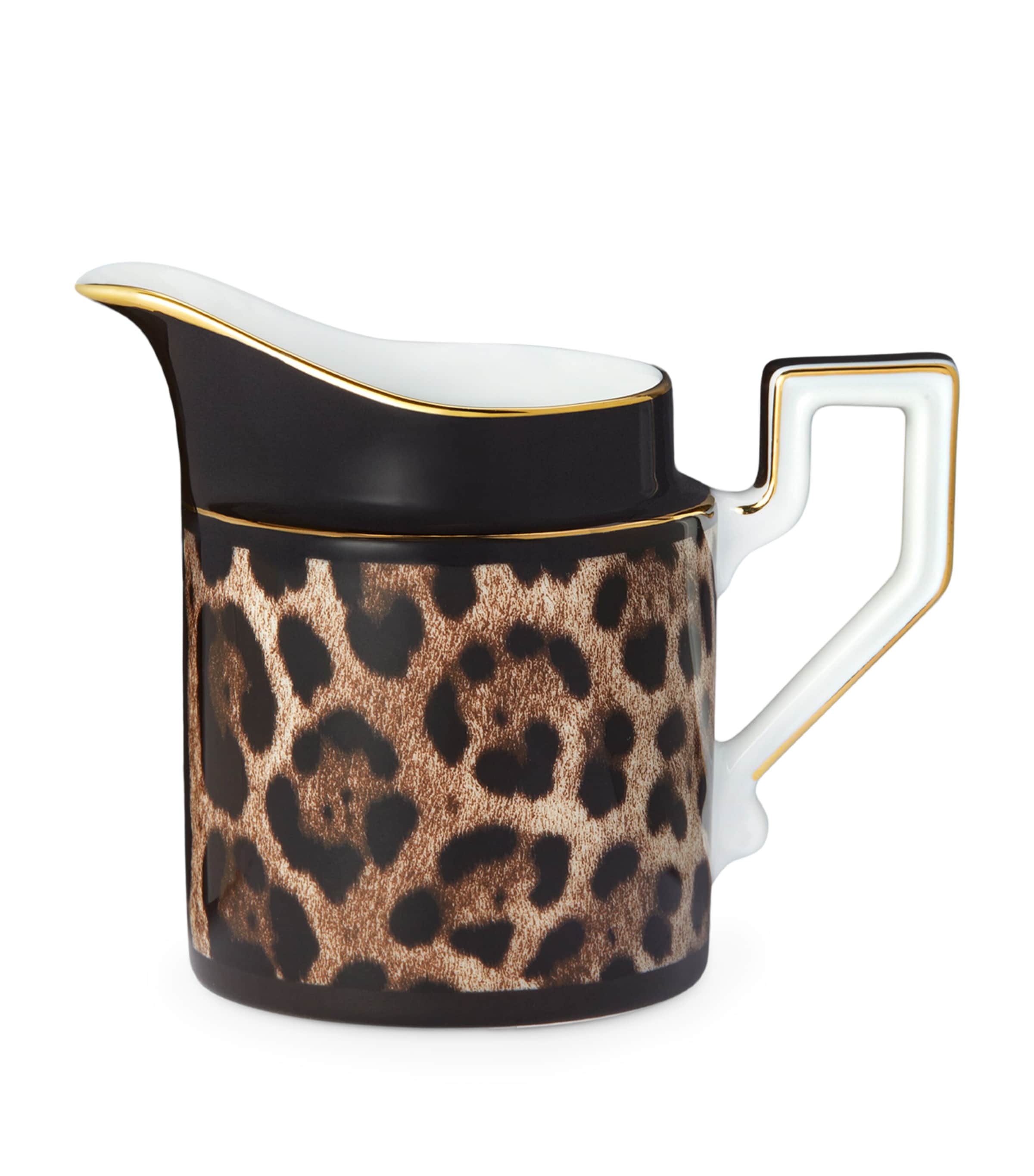 Dolce & Gabbana Casa Porcelain Leopard Print Milk Jug (8.5cm)