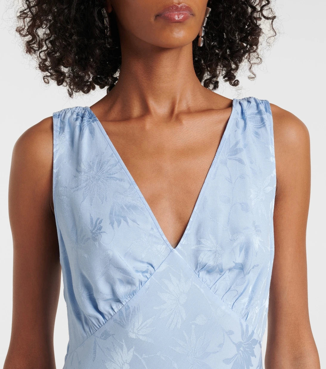 Rixo - Sandrine floral jacquard midi dress
