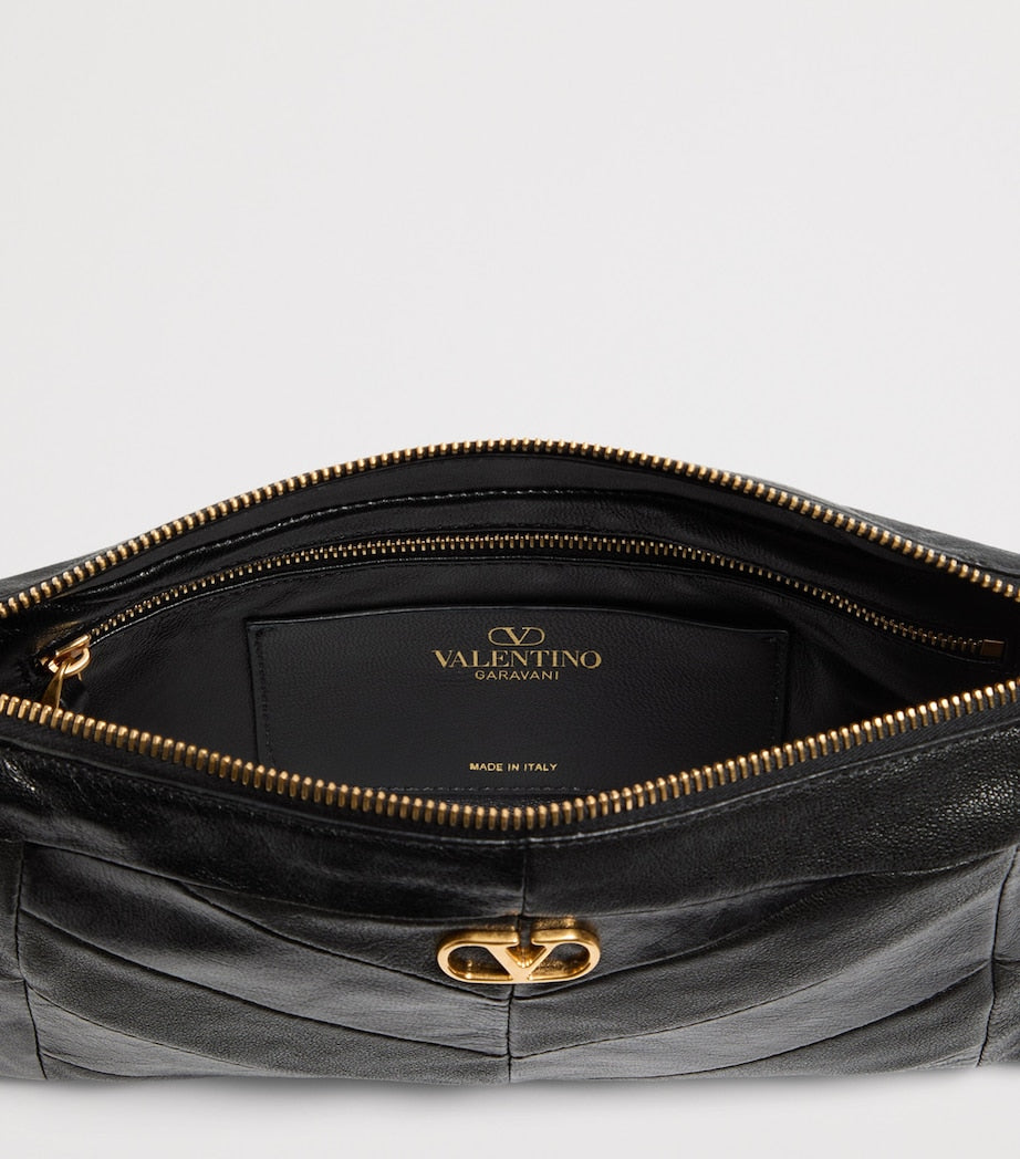 Small Lambskin Panthea Shoulder Bag