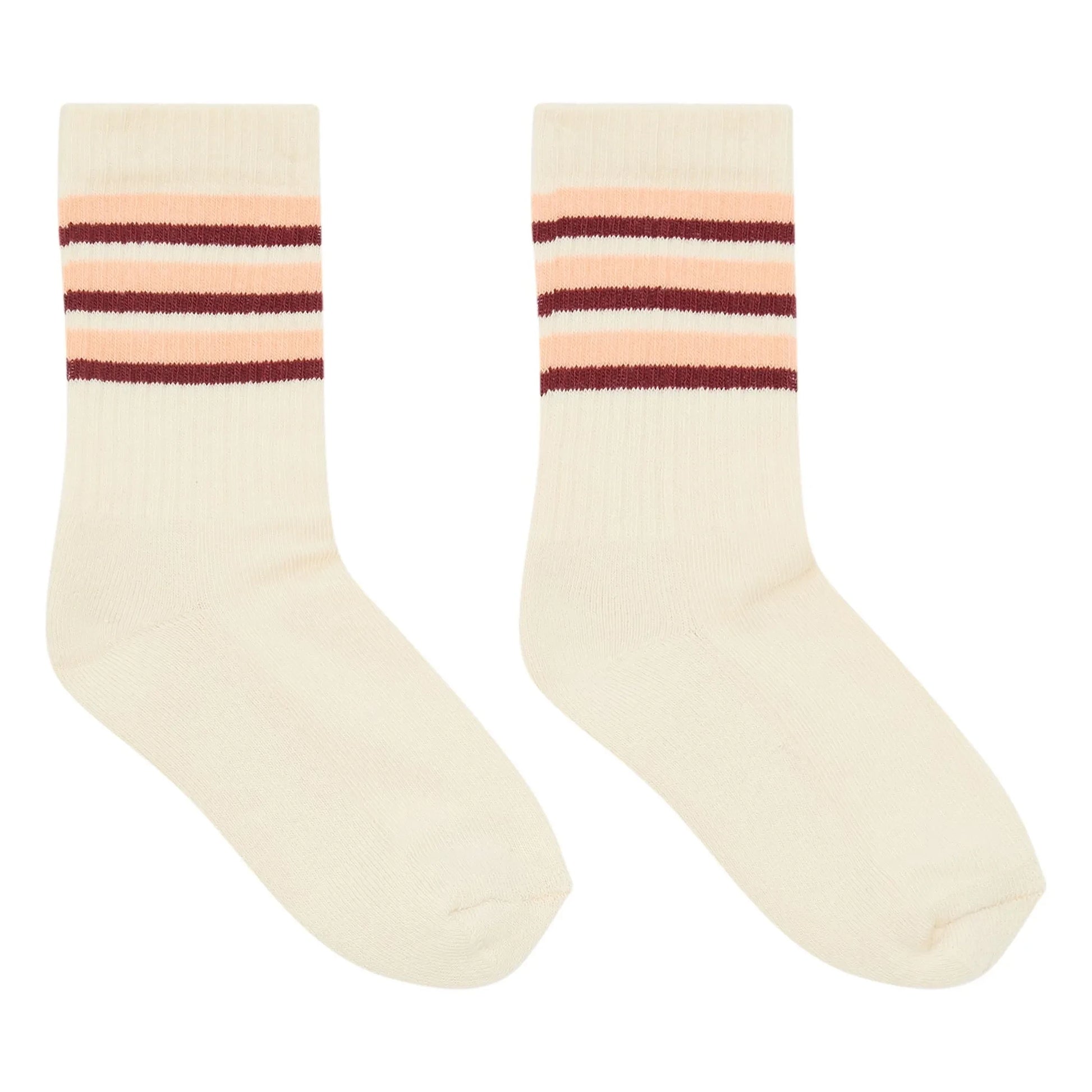Finger in the nose - Owen Striped Socks | Beige