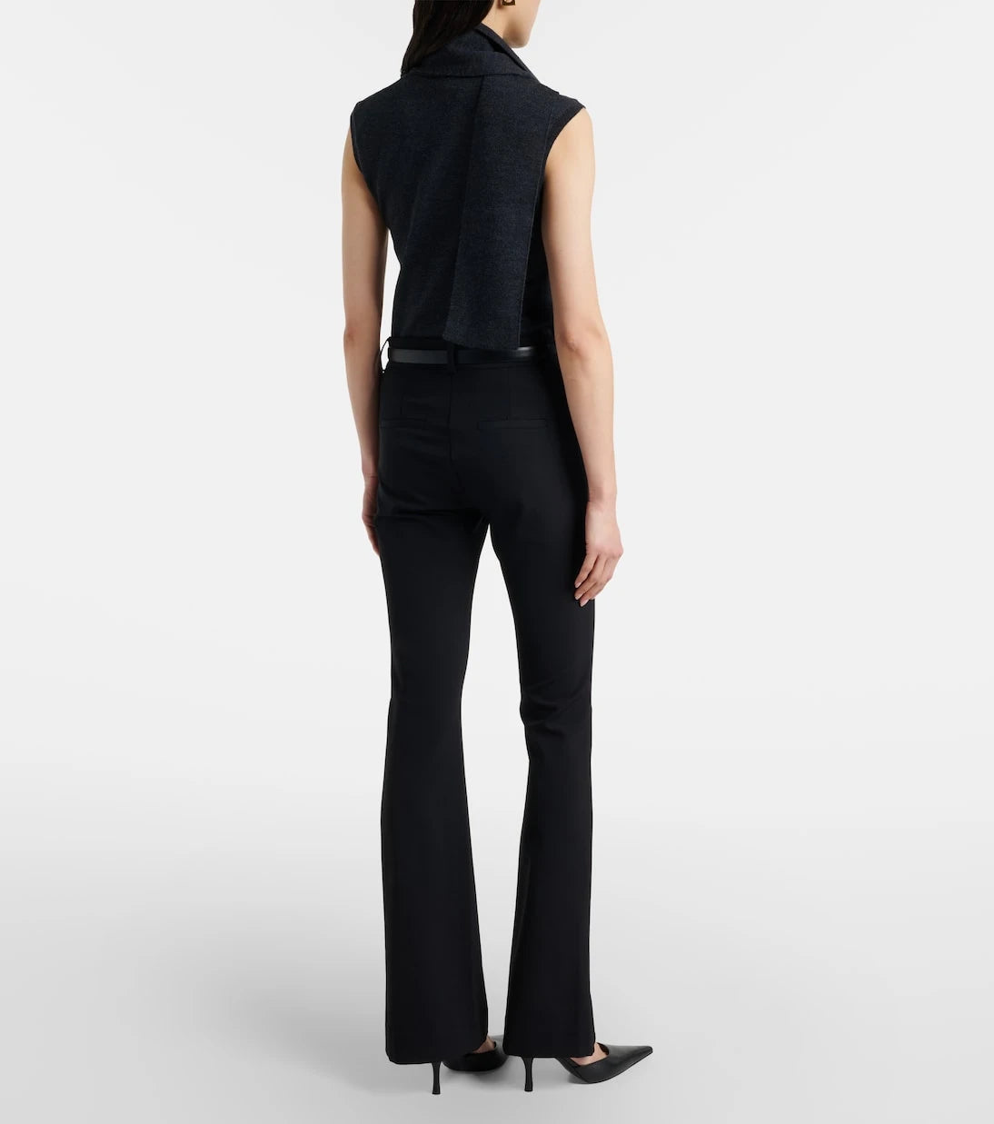 Veronica Beard - Hibiscus high-rise flared pants