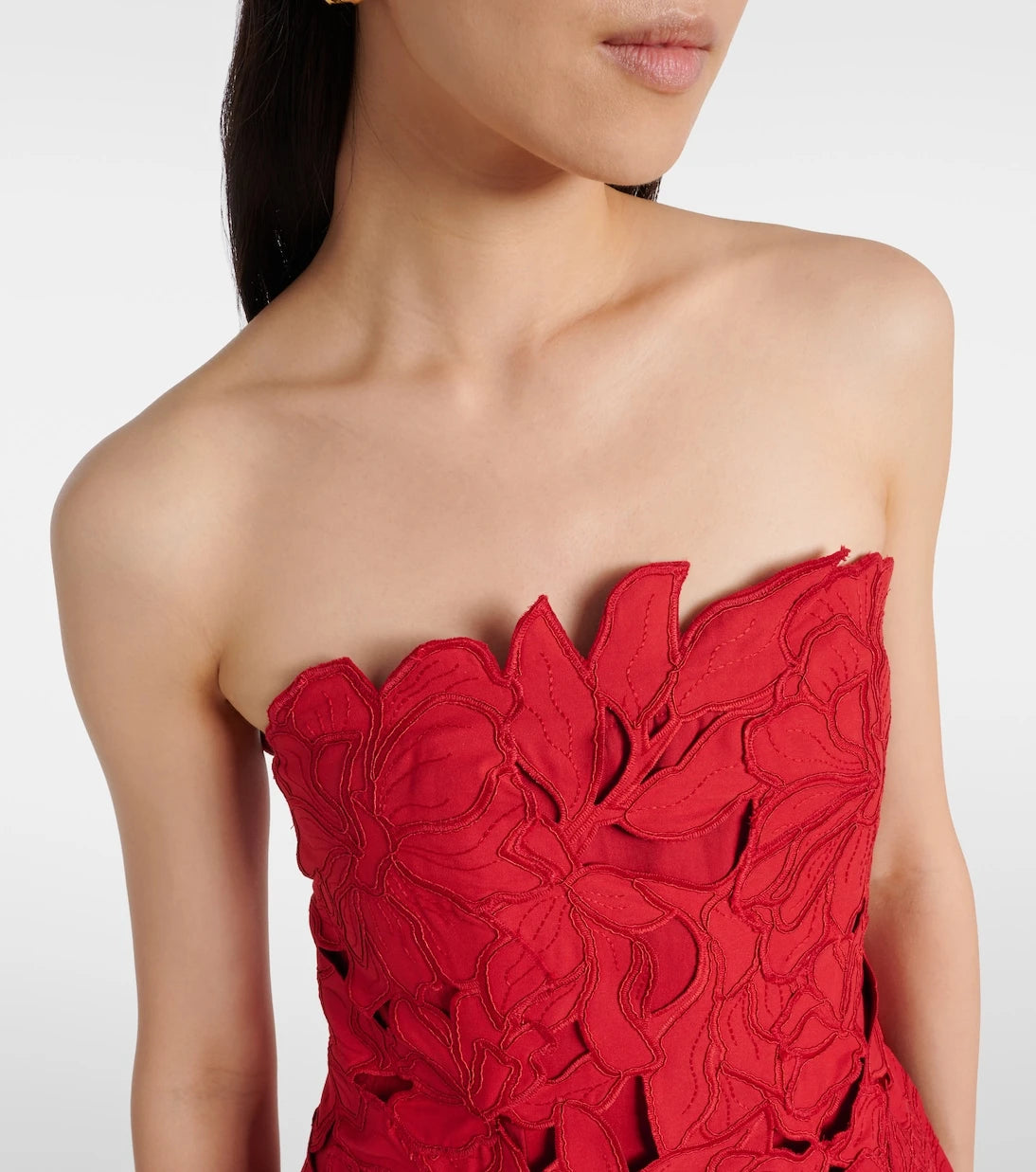 Simkhai - Audrey peplum lace midi dress