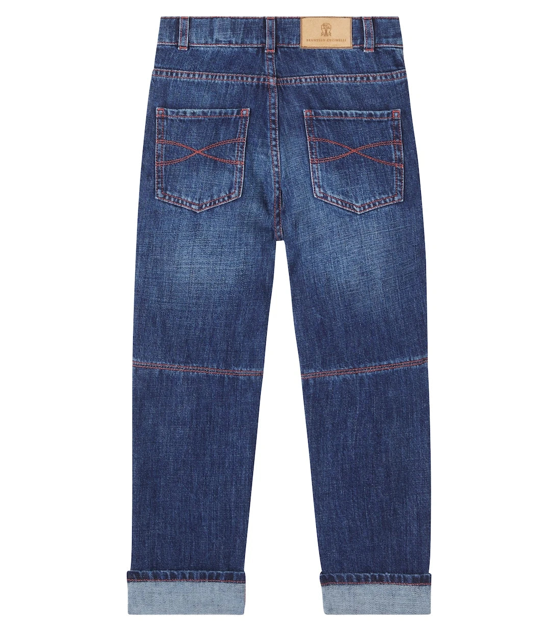 Brunello Cucinelli Kids - Mid-rise straight jeans