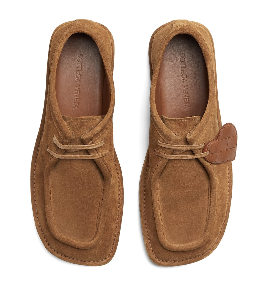 Suede Daddy Derby Shoes