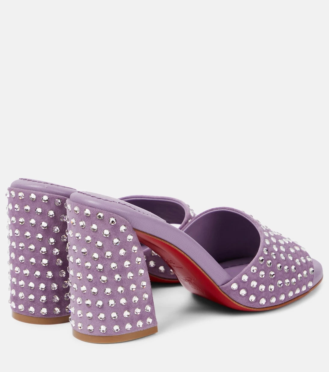 Christian Louboutin - Jane embellished suede mules