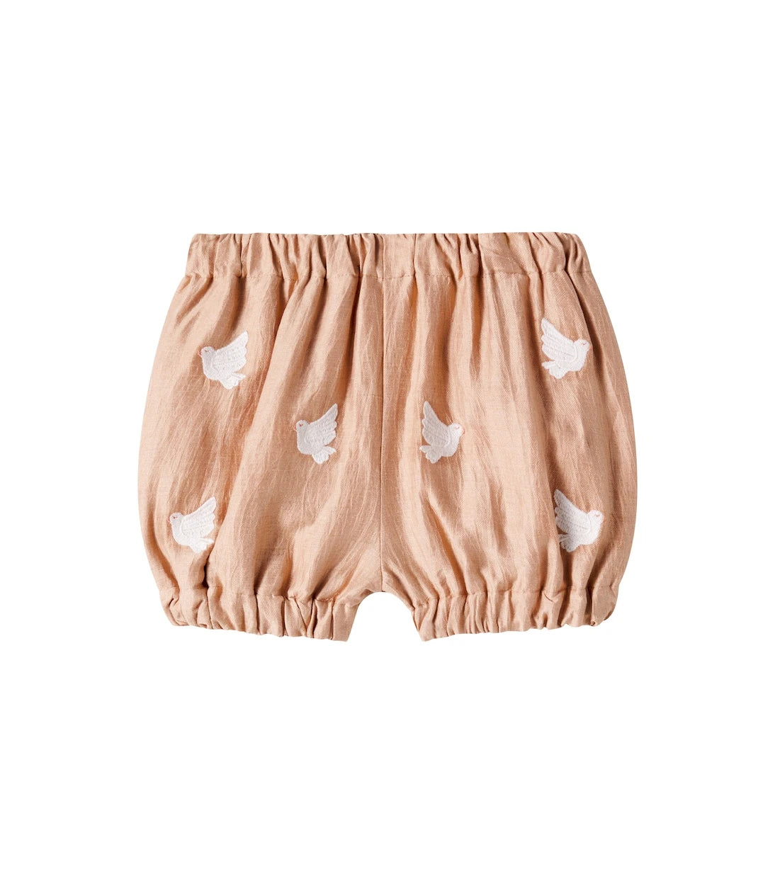 Donsje - Baby Merin embroidered hemp-blend bloomers