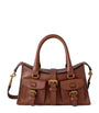 Mulberry Brown Mini Leather Roxanne Top-Handle Bag