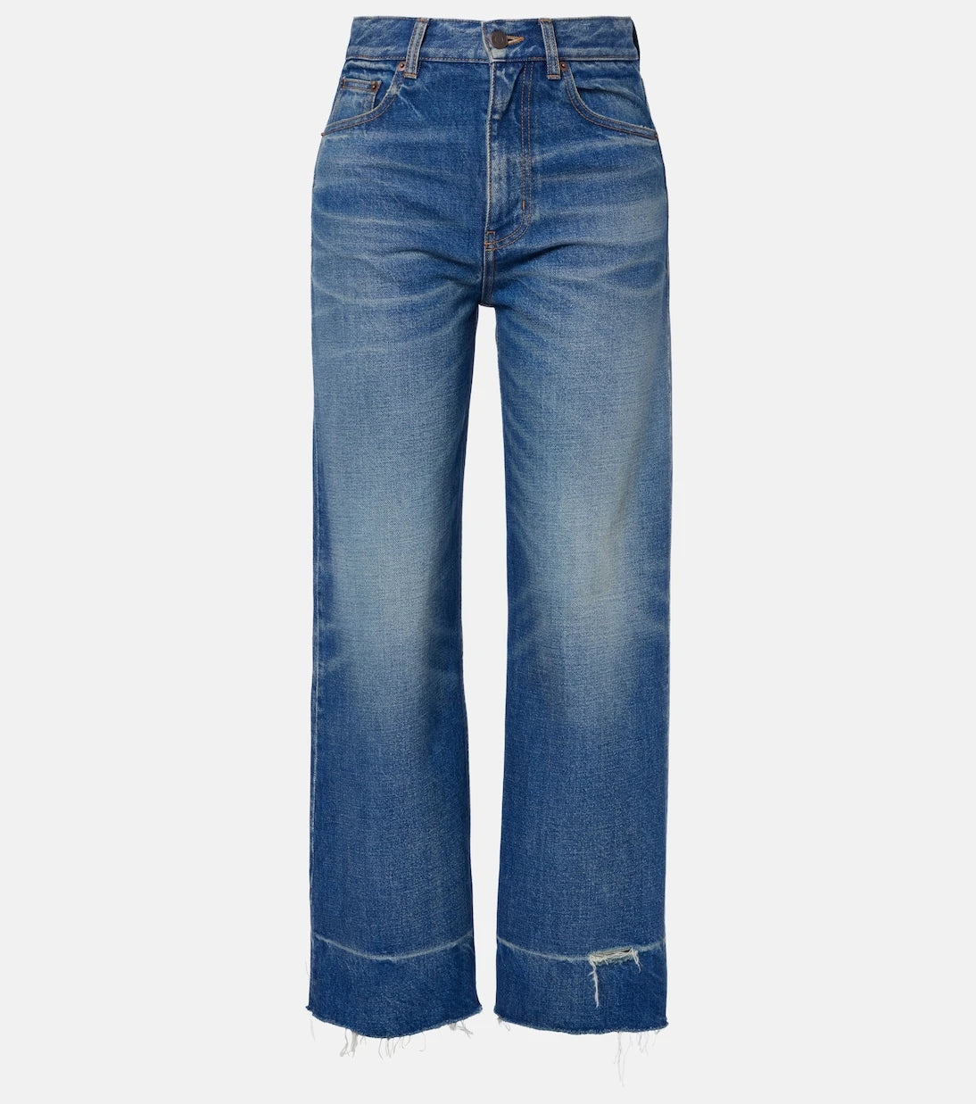 Chloé - Cropped wide-leg jeans