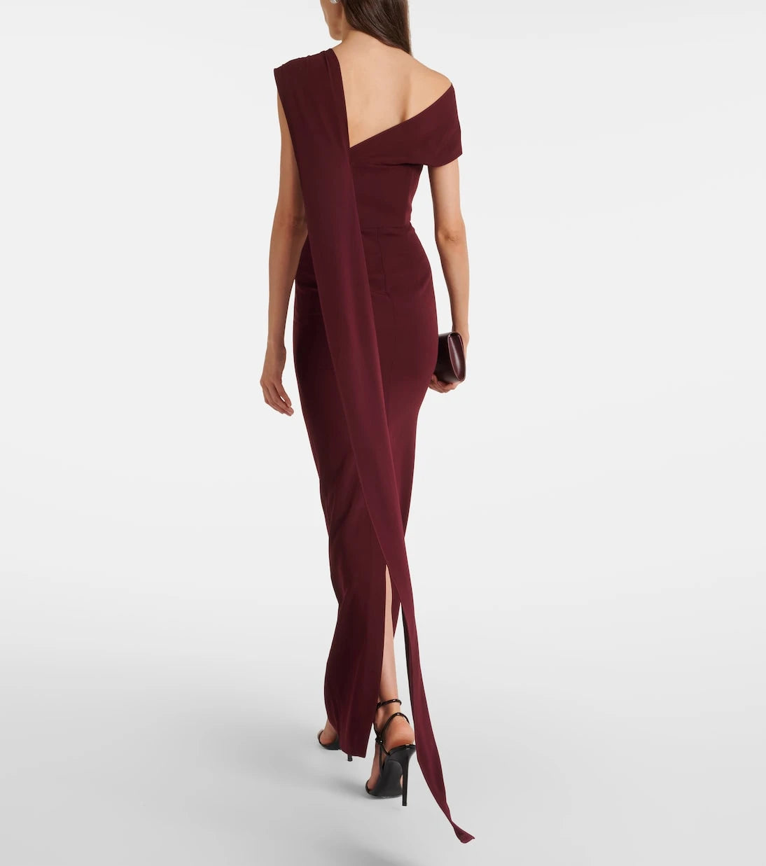 Roland Mouret - Draped cady gown