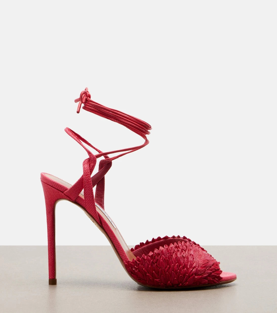 Aquazzura - Rio Flirt raffia sandals