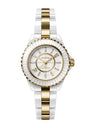 CHANEL Yellow Gold, Ceramic and Diamond J12 Calibre 12.2 Watch 33mm