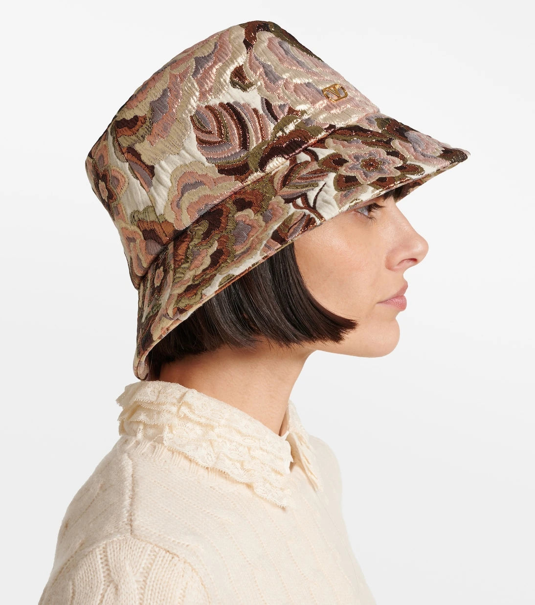Valentino - Apres L'Hiver jacquard bucket hat