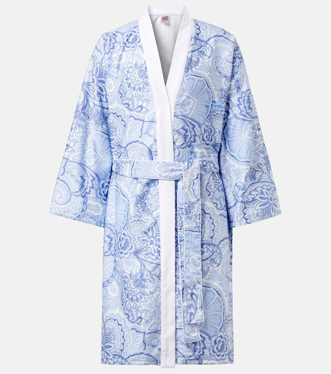 Etro - روب حمام قطني مطبوع