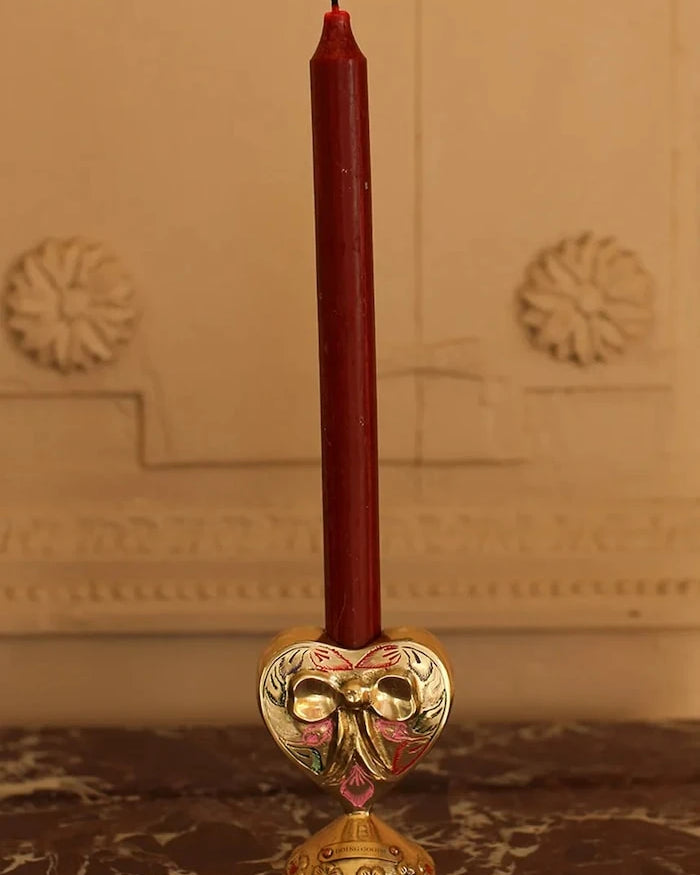 Dekoratif şamdan Doing Goods Bubbly Heart 10 x 8 x 6 cm