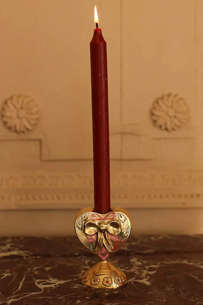 Декоративен свещник Doing Goods Bubbly Heart 10 x 8 x 6 cm