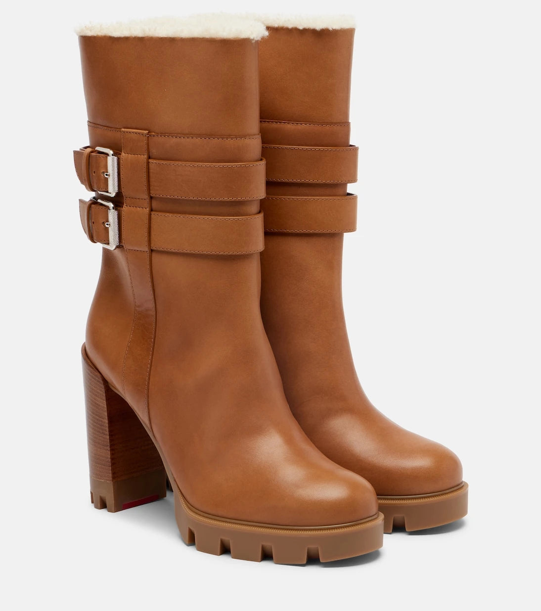 Christian Louboutin - Elisawalk 100 leather ankle boots