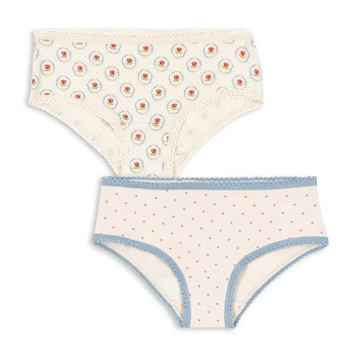 Детски бикини Konges Sløjd BASIC GIRL UNDERPANTS GOTS (2 броя)