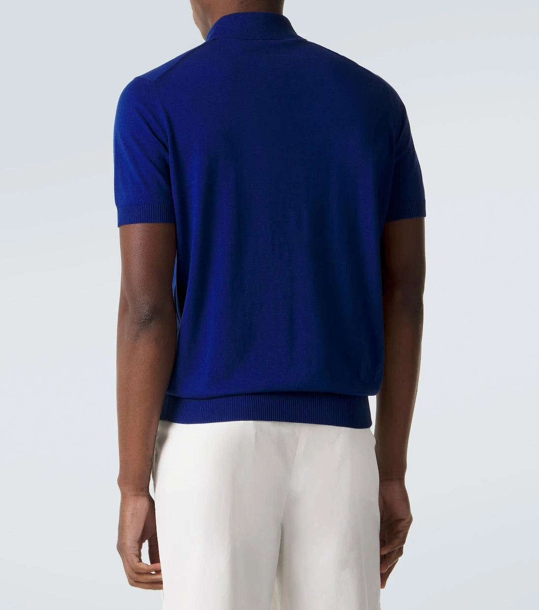Dunhill - Cotton and silk polo shirt