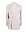 Victoria Beckham Pink Double-Breasted Blazer