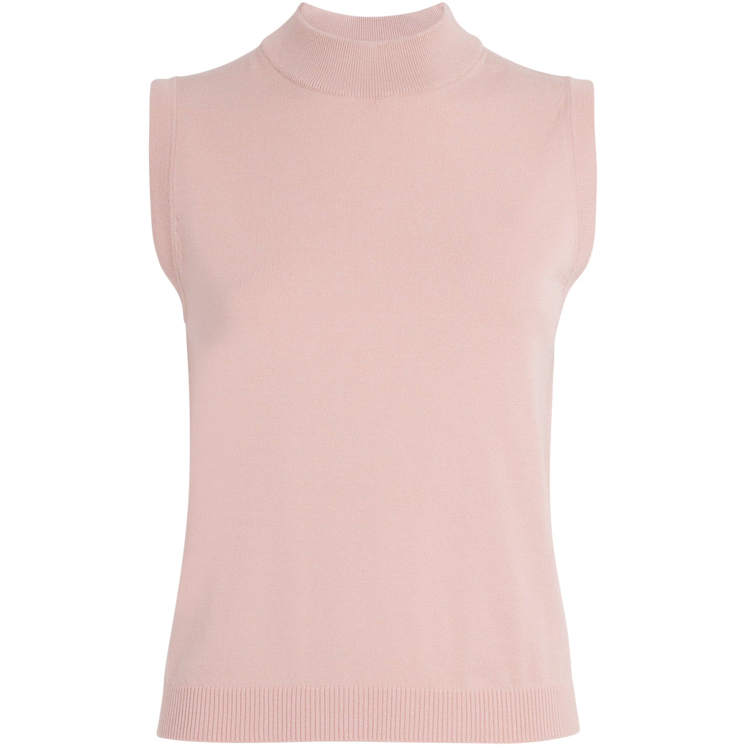 Weekend Max Mara Pink Knitted Sleeveless Top