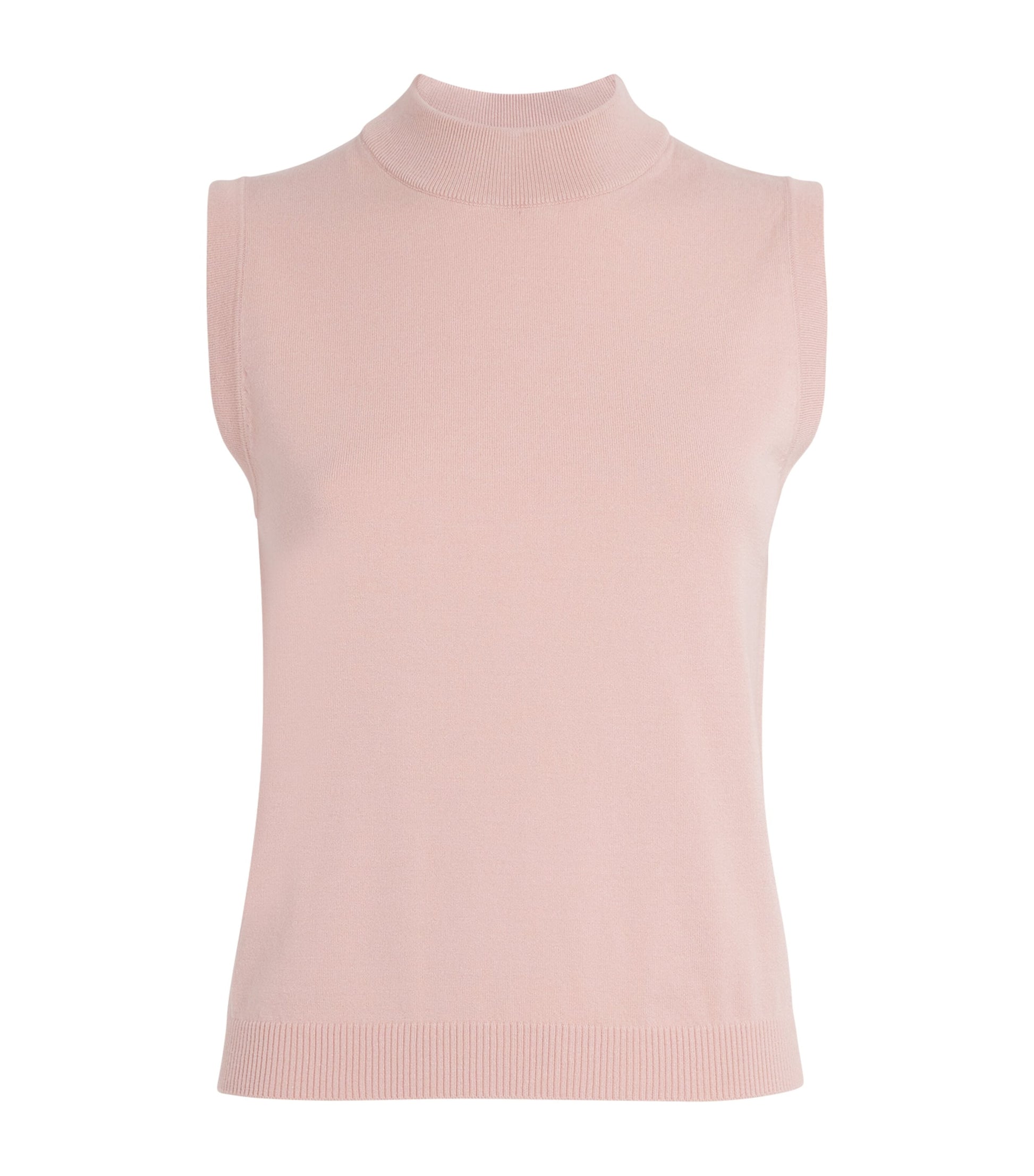 Weekend Max Mara Pink Knitted Sleeveless Top