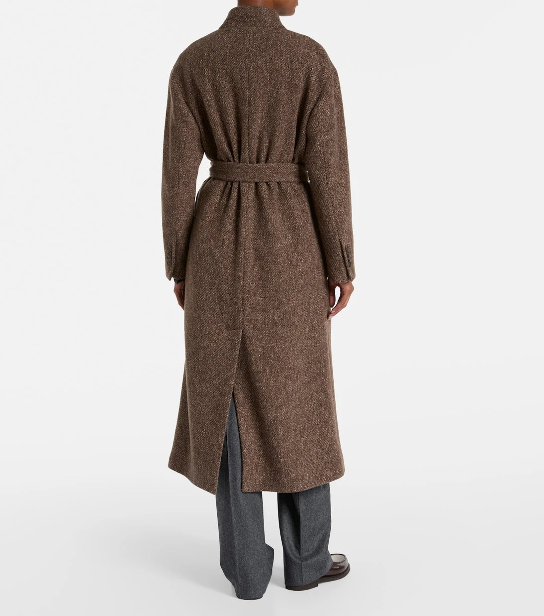 Brunello Cucinelli - Belted wool and cashmere overcoat