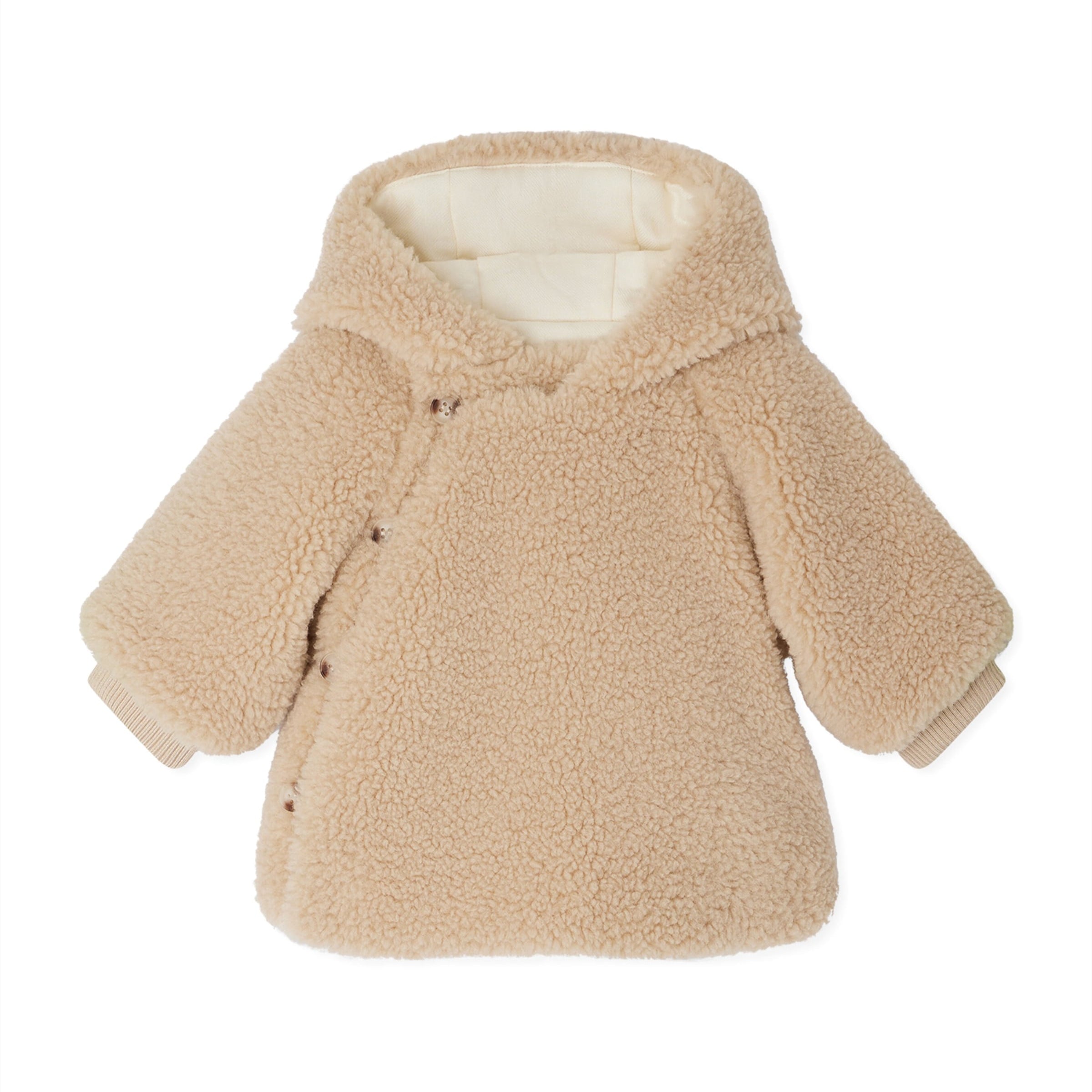 Faux Shearling Hooded Jacket (6-18 Months)