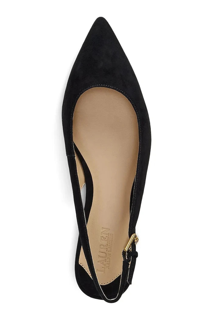 Велурени балеринки Lauren Ralph Lauren Londyn Slbck