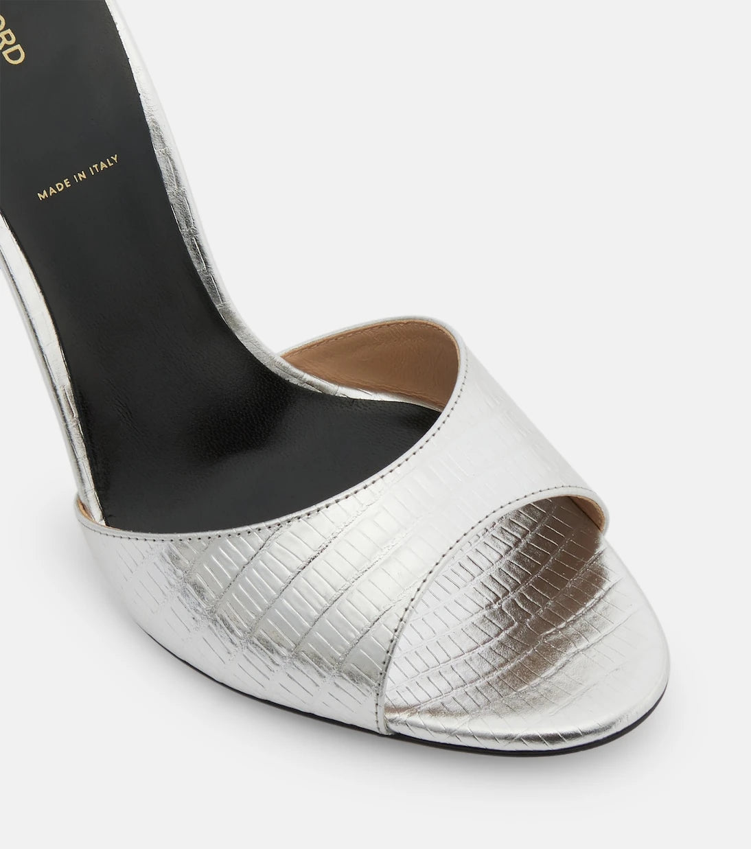 Tom Ford - Spire metallic leather sandals