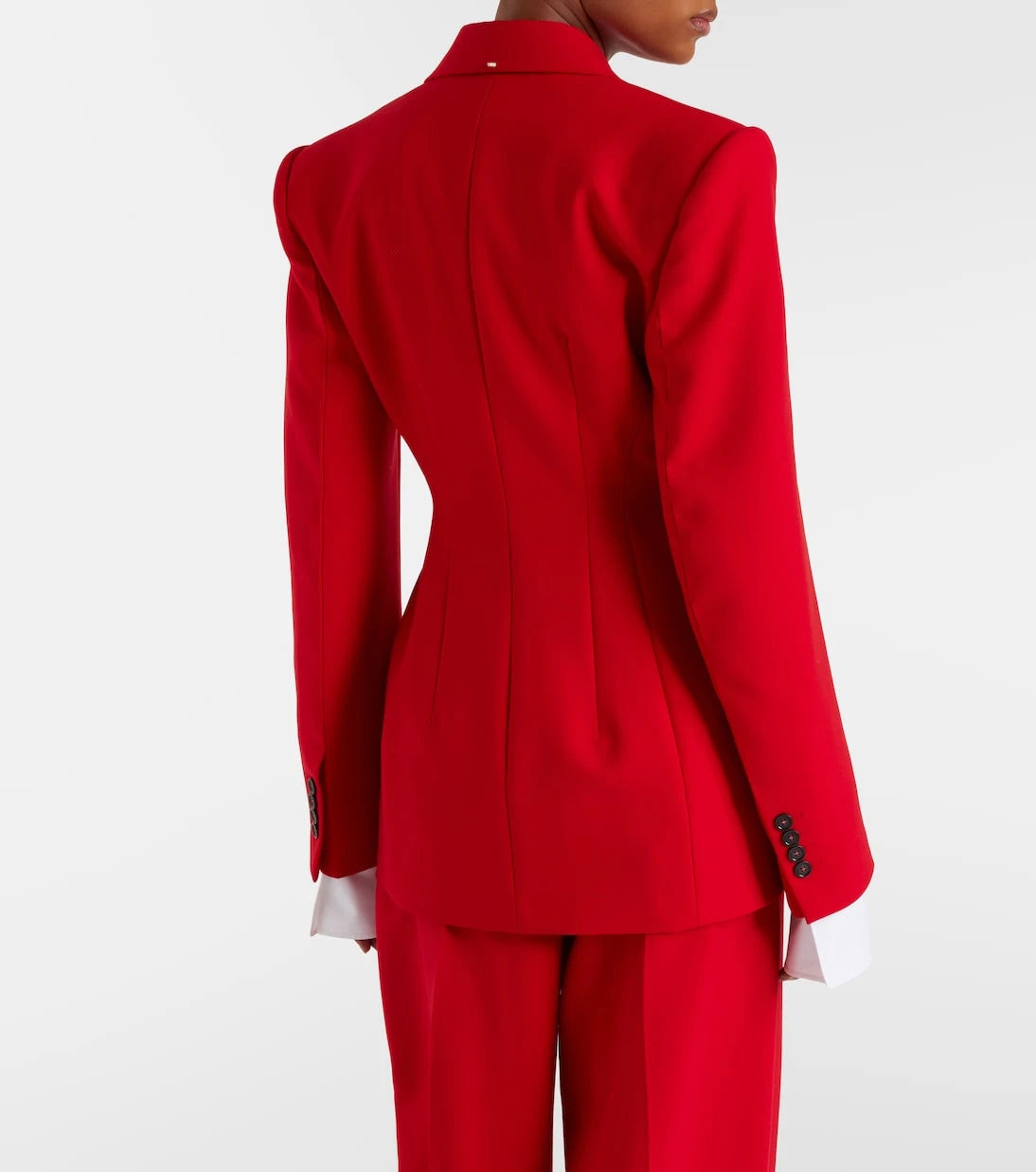Sportmax - Double-breasted peplum blazer