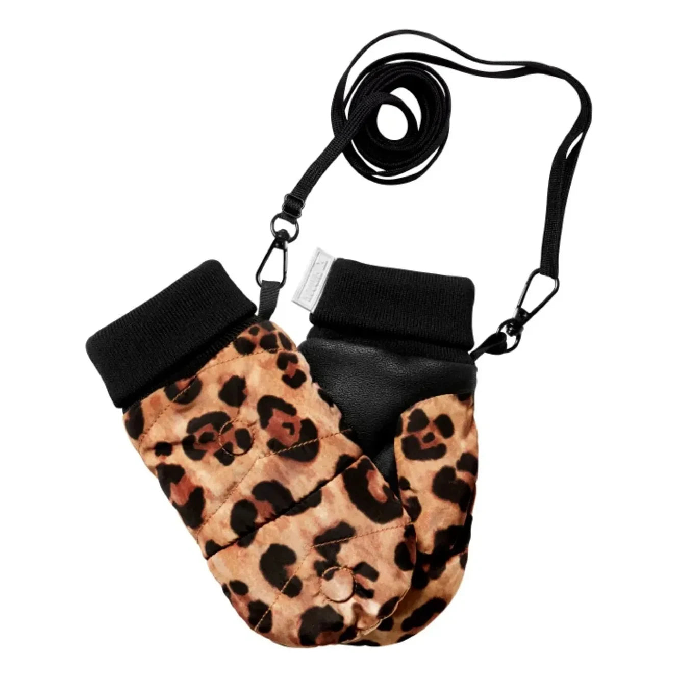 Fudoon - Exclusivité Fudoon X Smallable - Convertible Leopard Mittens | Brown